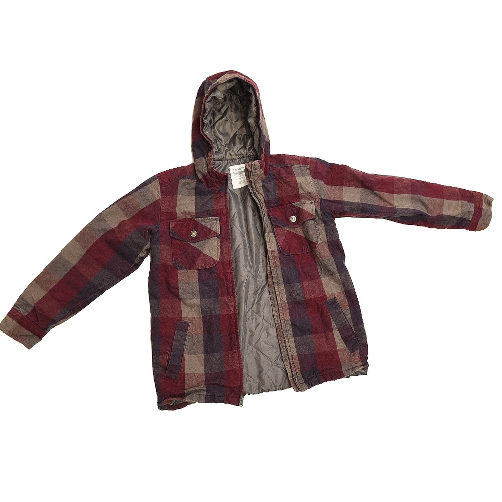 Levi's Youth Plaid Jacket.